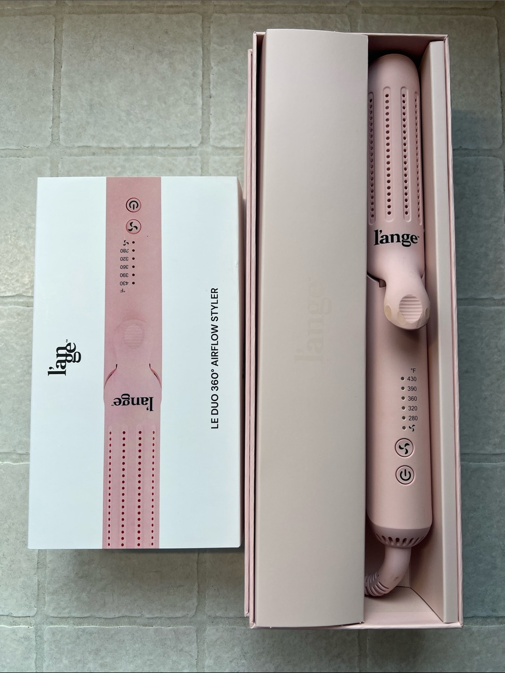 Lange LE DUO 360° Airflow Styler - Blush